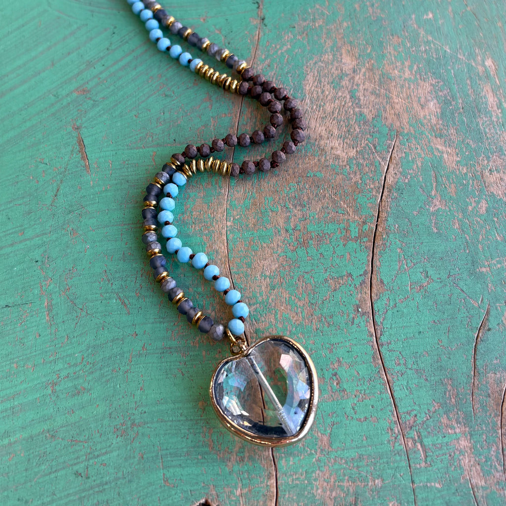 Crystal Heart Necklaces