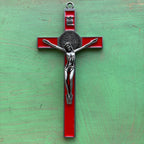 7” St. Benedict Enamel Crucifix – Metal Alloy