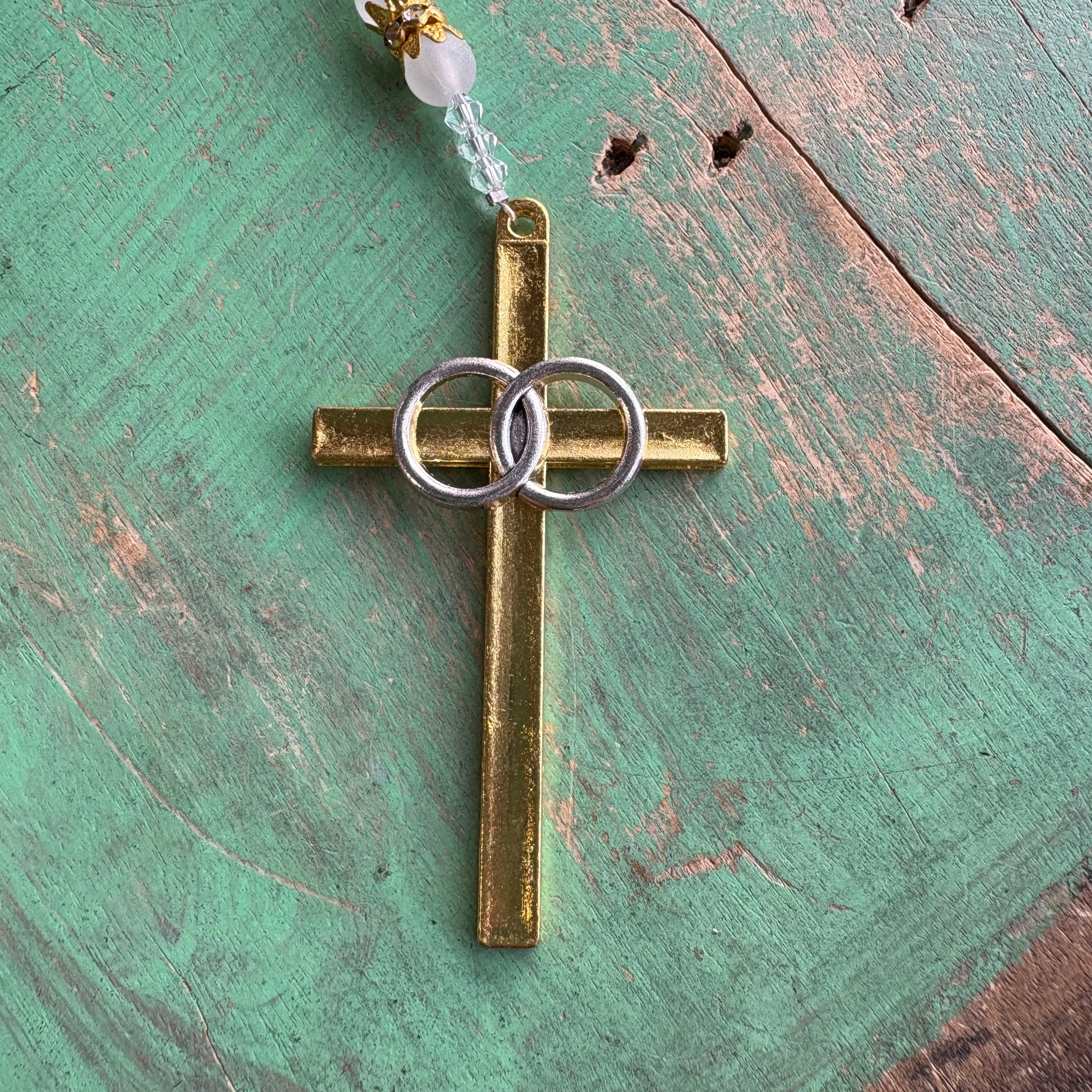 Two-Tone Heart Wedding Lasso