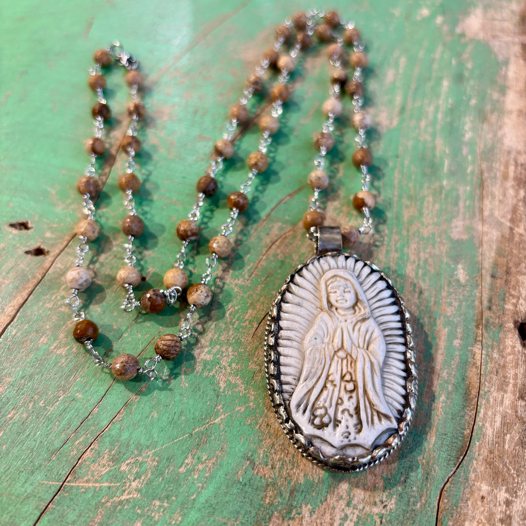 Virgencita Pendant Long Chain