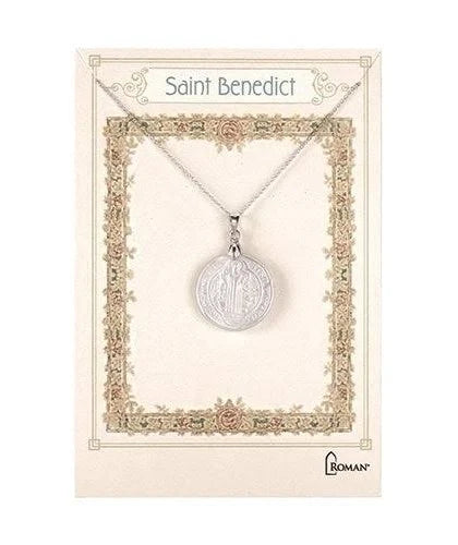 St Benedict Shell Pearl Necklace