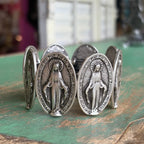 Big Miraculous Medal Stretch Turkish Bracelet