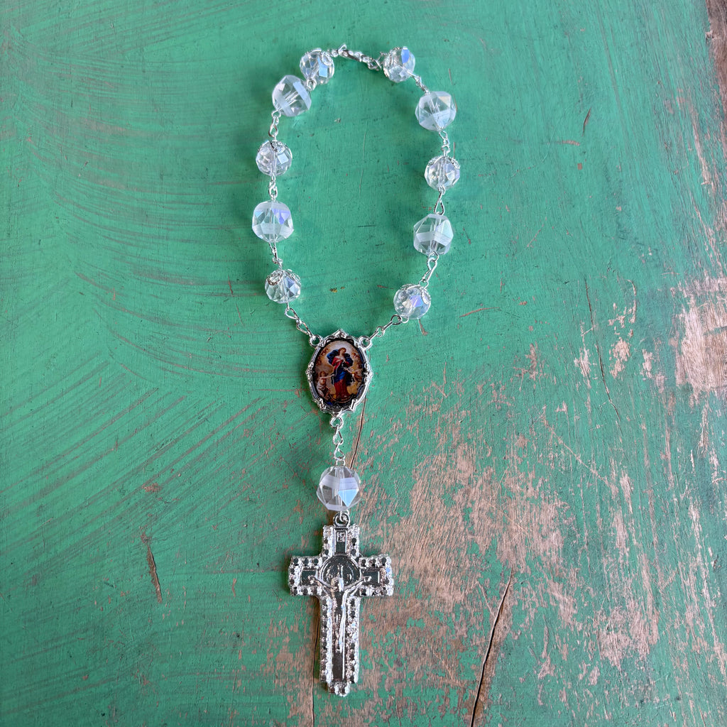 Crystal Car Decade Rosary