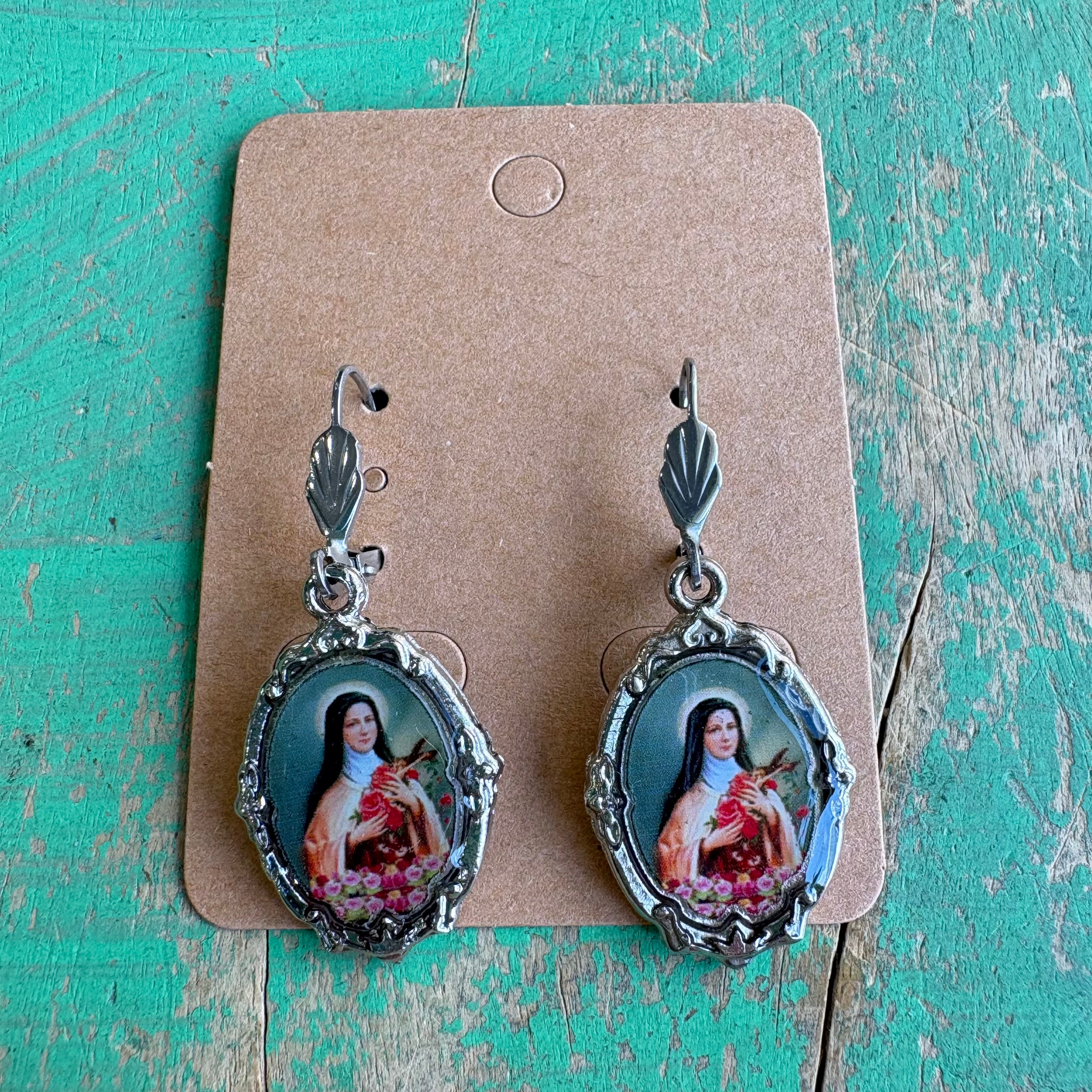 Vibrant Sacred Images Earrings Collection