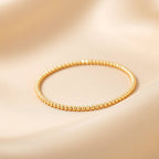 2mm | Stretchy Anti-Tarnish 14K Gold Filled Bracelet