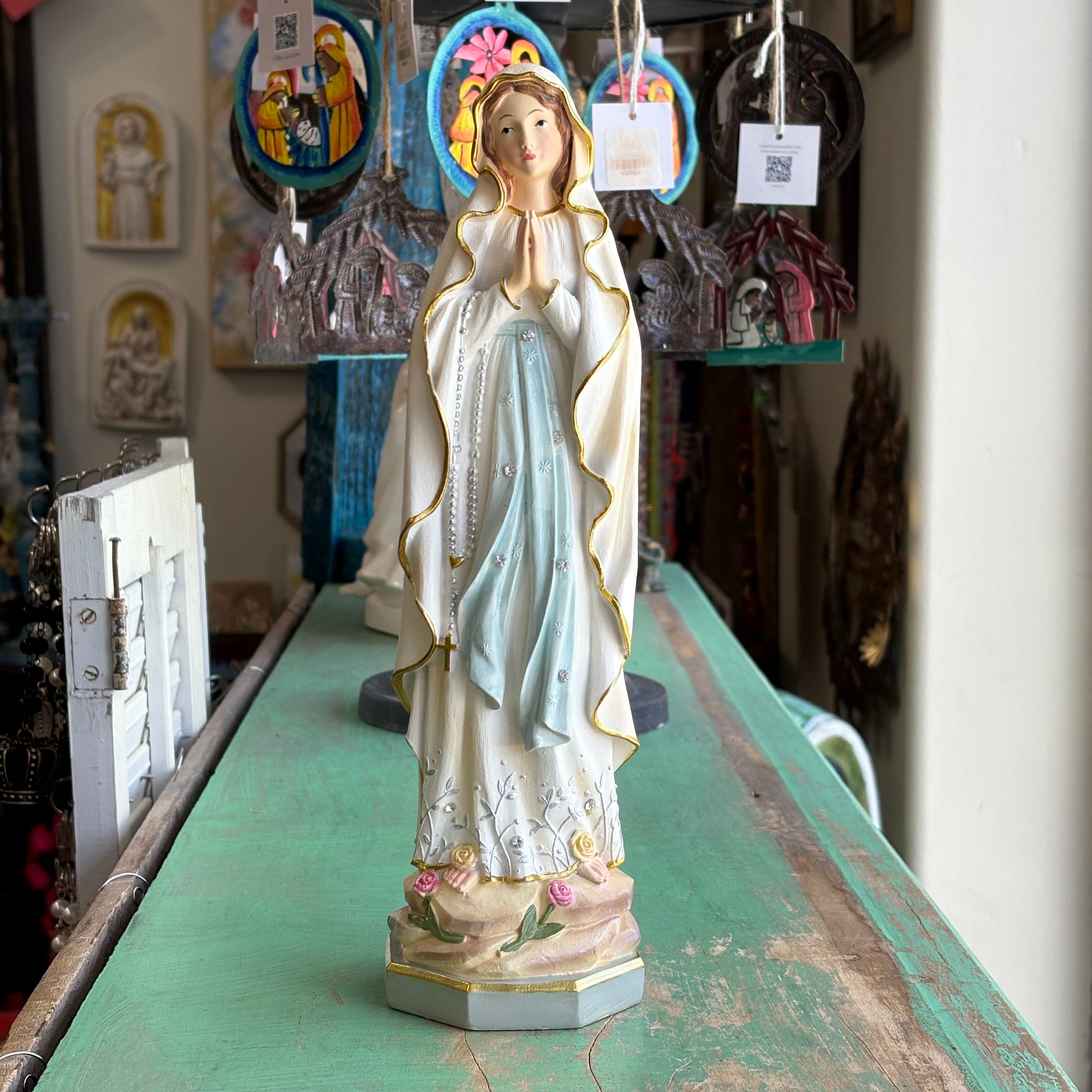 Our Lady of Lourdes 12" Statue