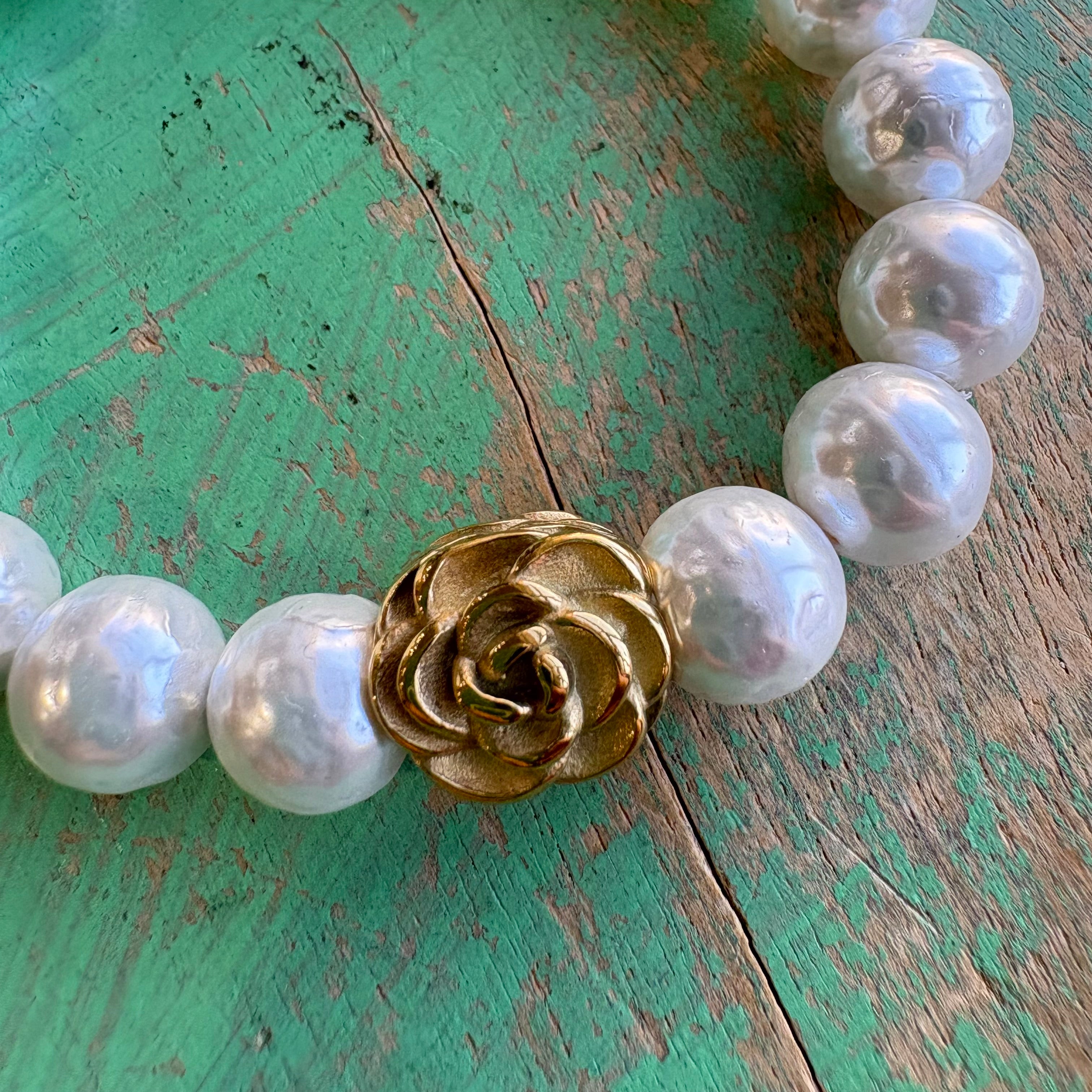 Mystical Rose Pearl Bracelet Or Earrings