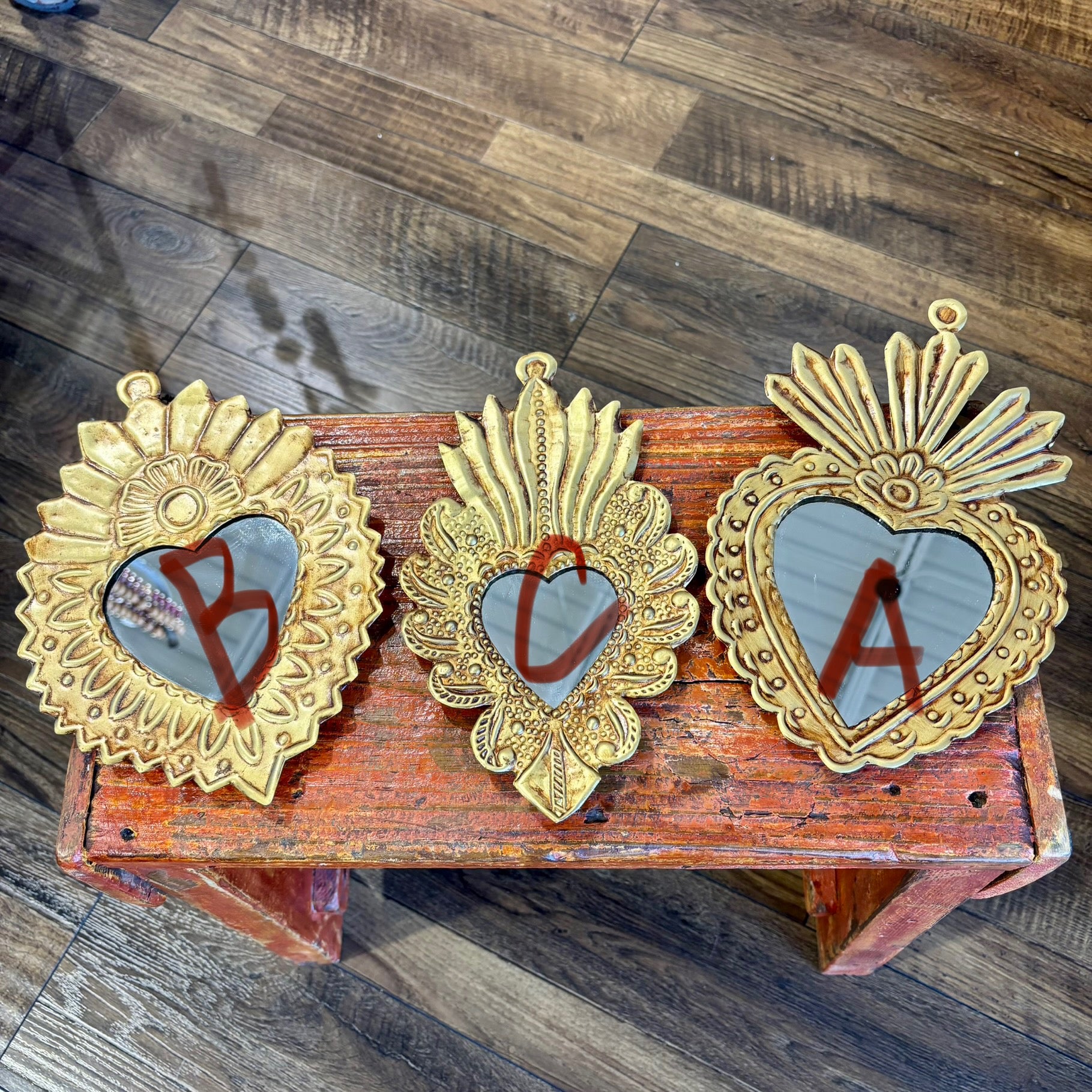 Medium Mirrored Sacred Hearts