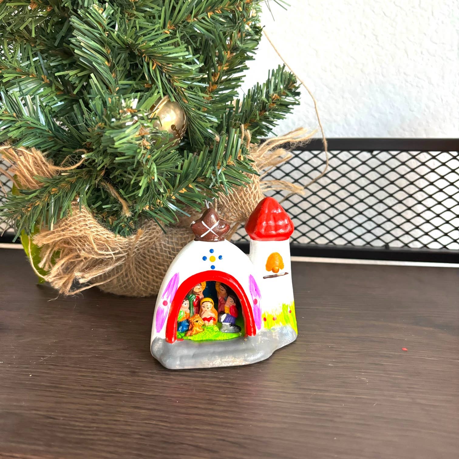 Handmade Peruvian Nativity Ornaments: Christmas decor