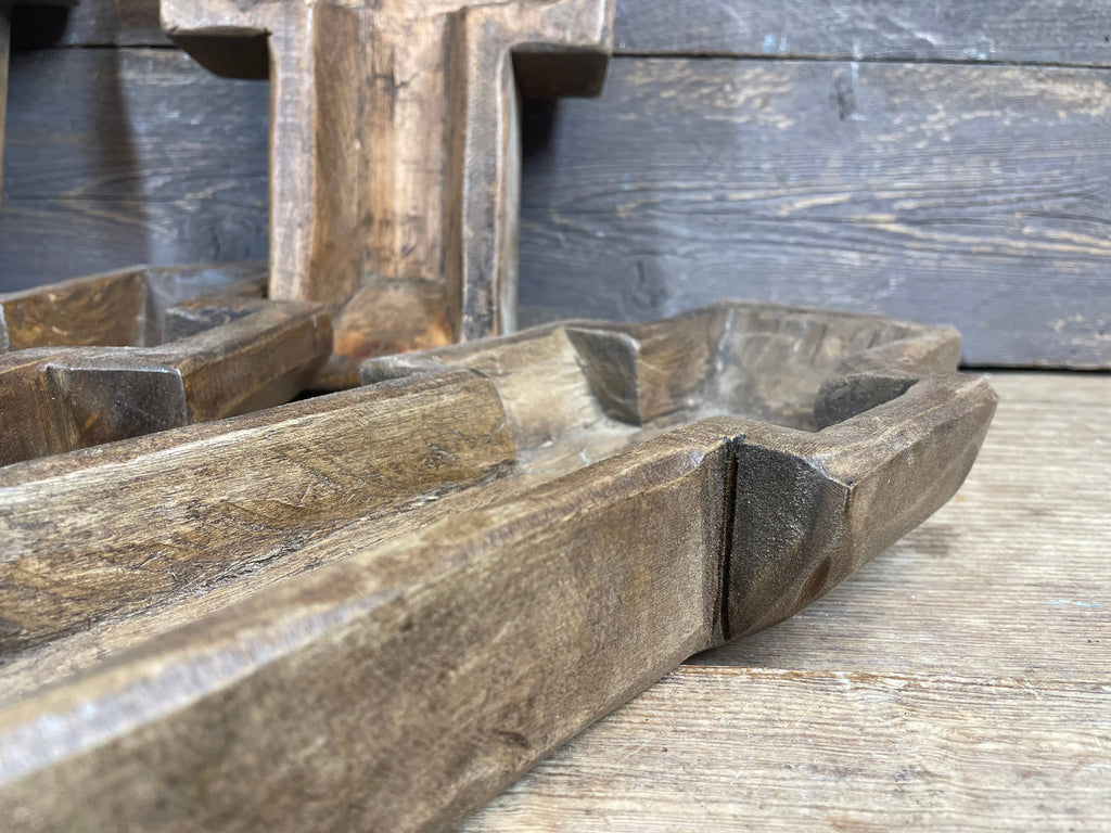 Wooden Small Imperfect Cross Bowls