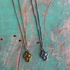 Heart-Centered Cross Necklace – Stainless Steel