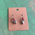 Mini Sacred Heart Turquoise Bracelet or Earrings