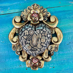 Ornate Floral Milagros Sacred Heart