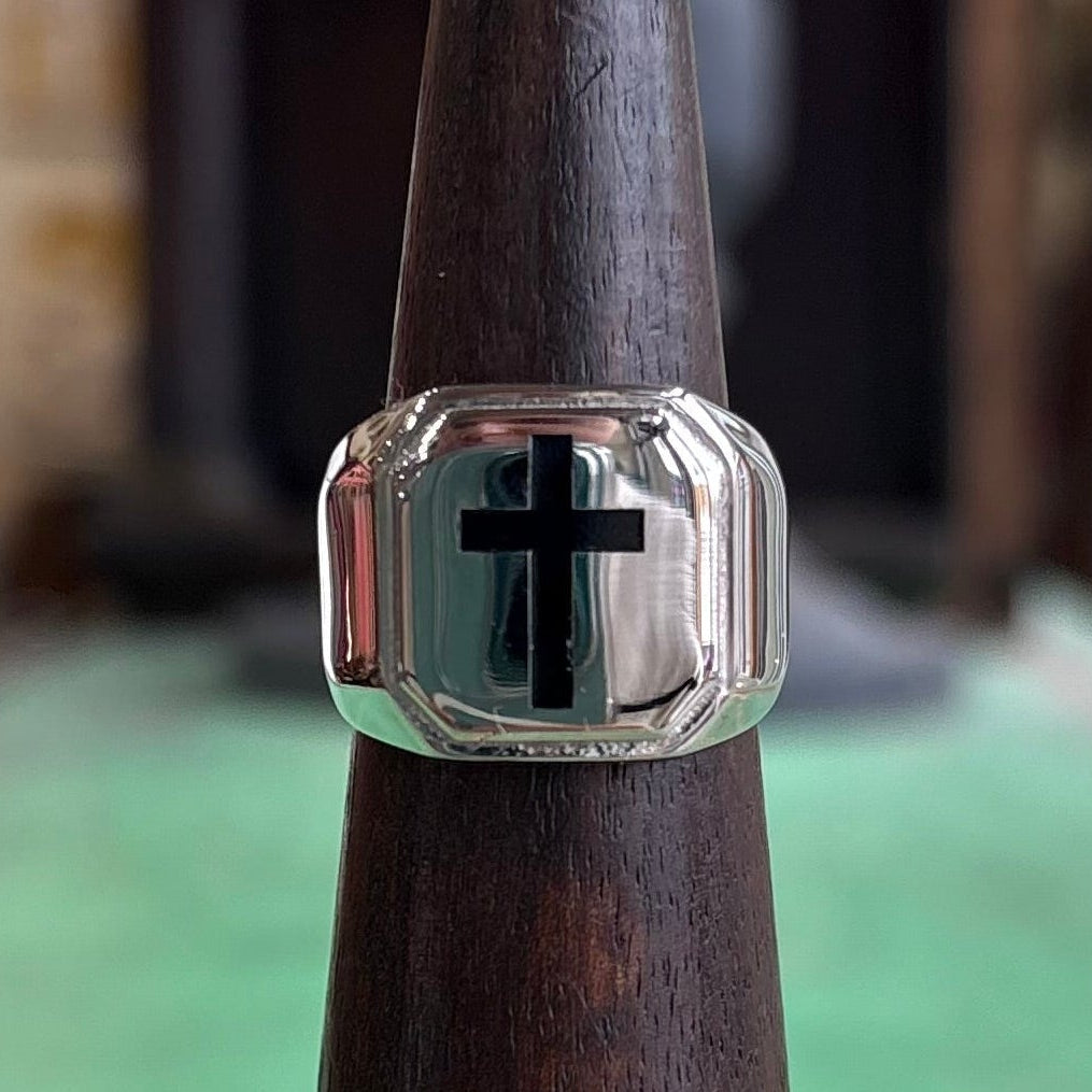 Bold Cross of Courageous Ring