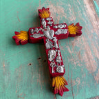 Milagros Flames Cross