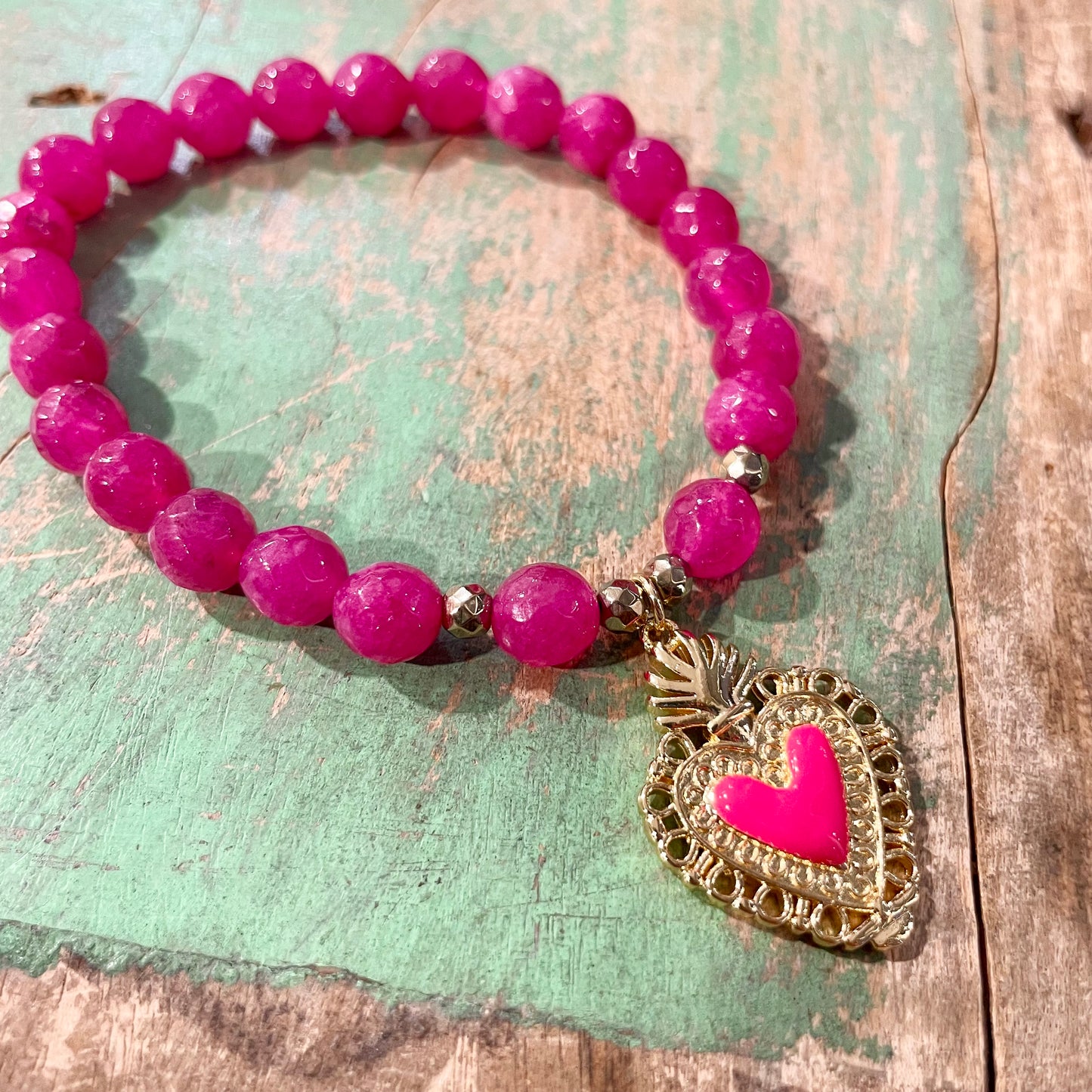 Hot Pink Love Bracelet