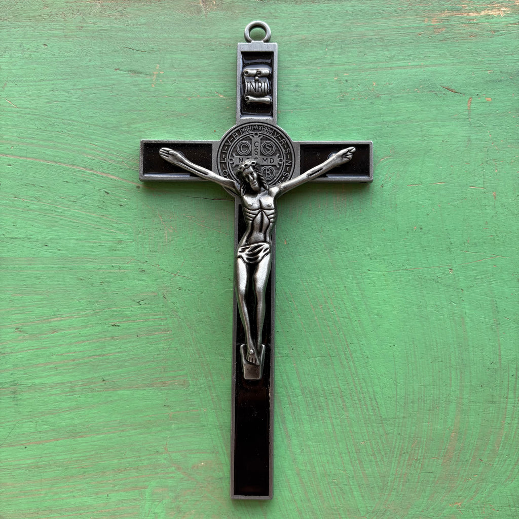 7” St. Benedict Enamel Crucifix – Metal Alloy