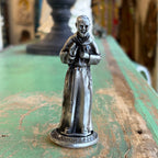 Small Silver 3 1/2" Metal Statues