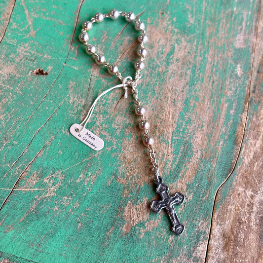 Vintage Rosary Inspired Keepsake
