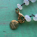 Moonstone Vintage Medal Necklace