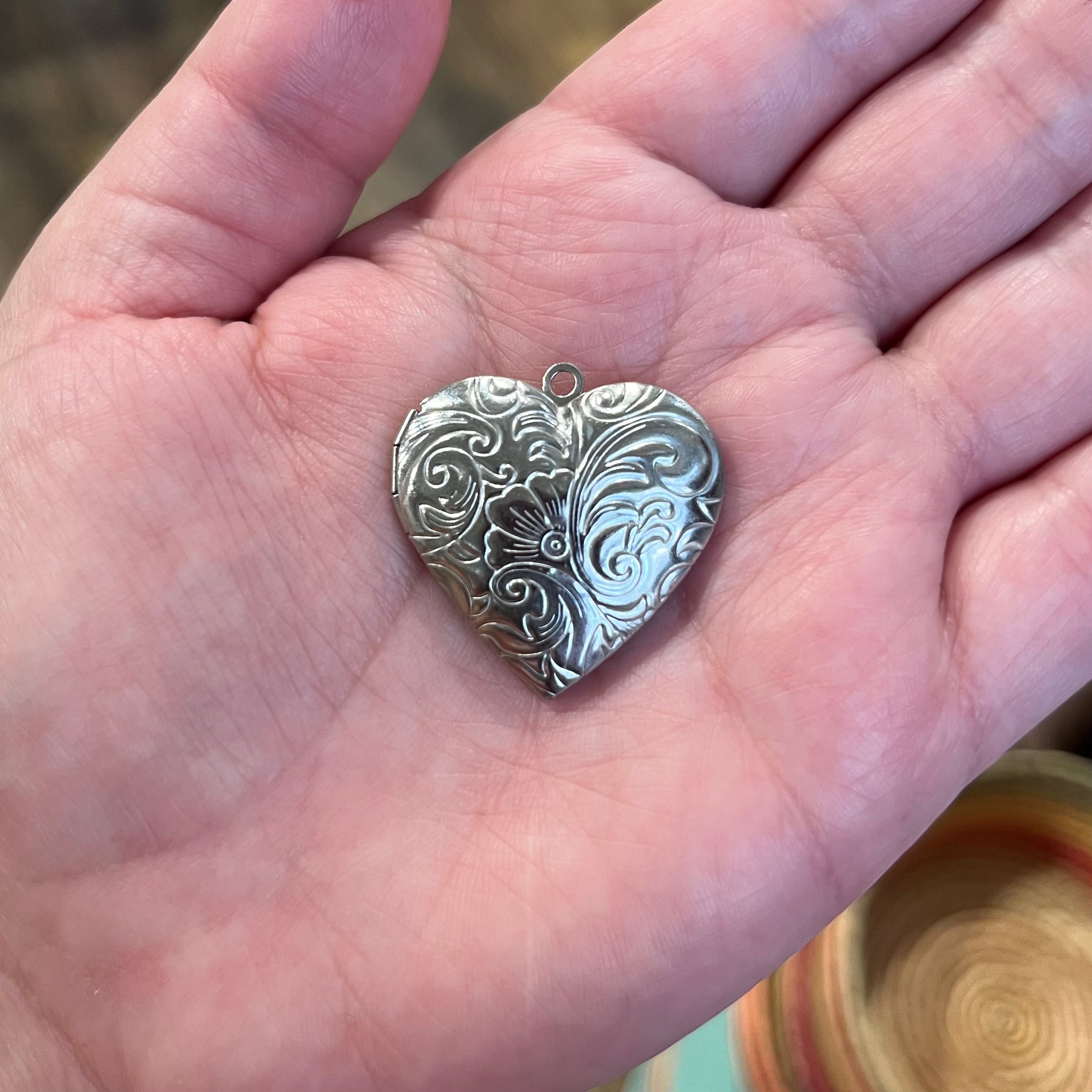 Stainless Steel Heart Locket