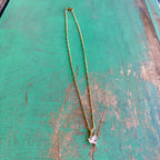 Figaro Chain with Mother of Pearl Holy Spirit Necklace or Earrings