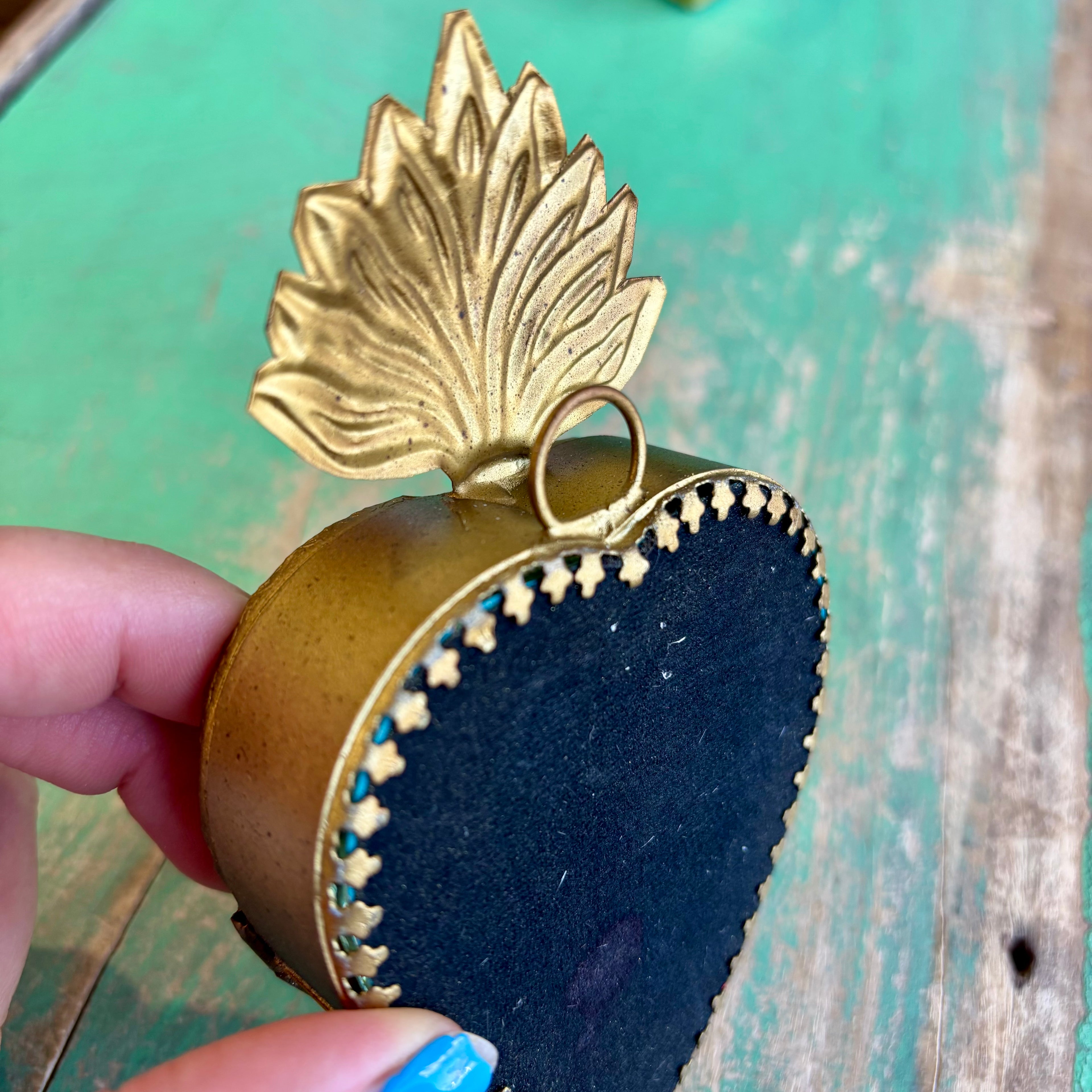 Glass Sacred Heart Boxes