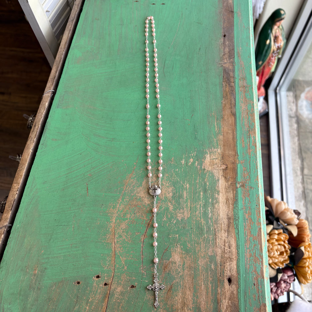 Baptism Shell Case Rosary