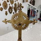 Large Standing Gold Crucifix