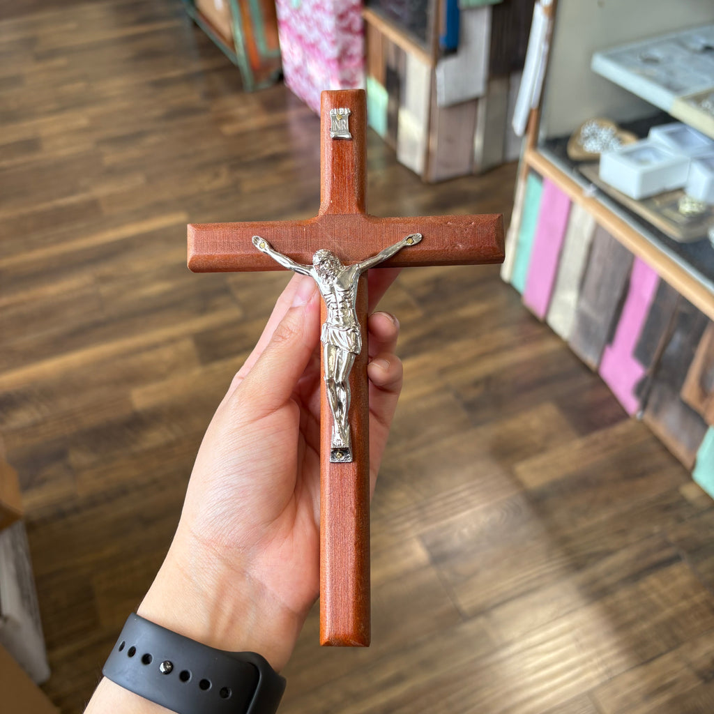 8" Wooden Crucifix