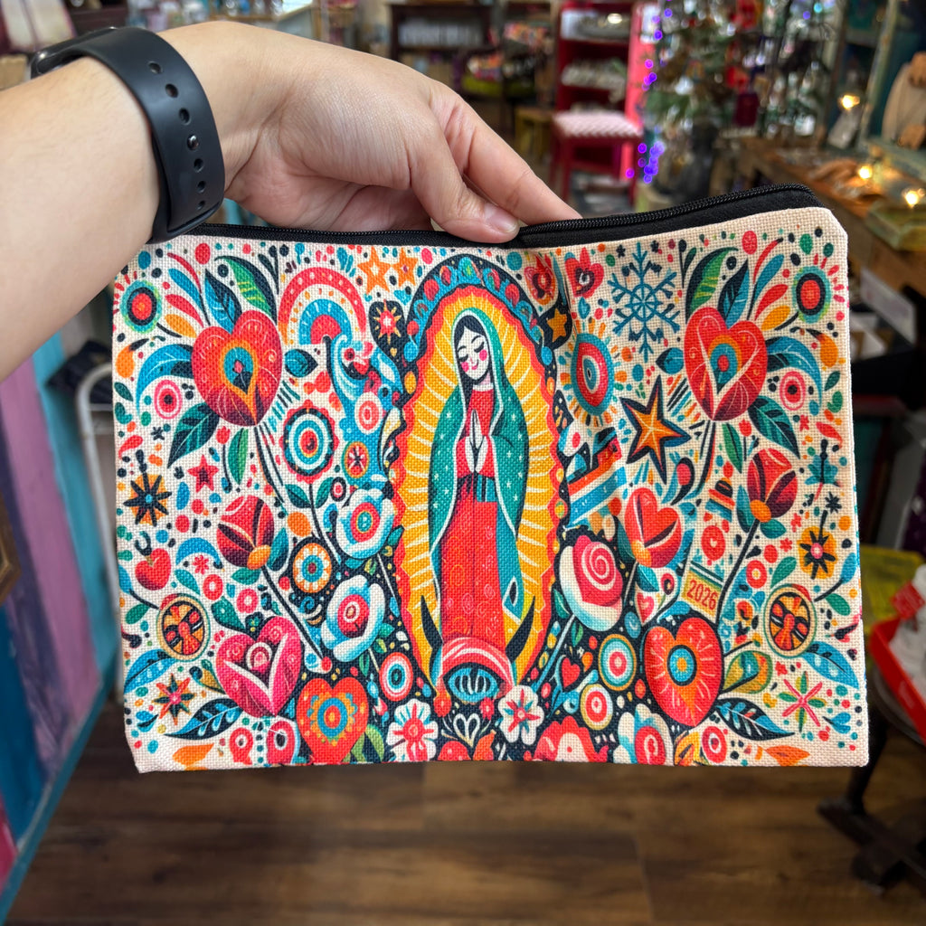 Our Lady of Guadalupe Fiesta Zipper Bag