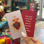 Sacred Heart Prayer Card