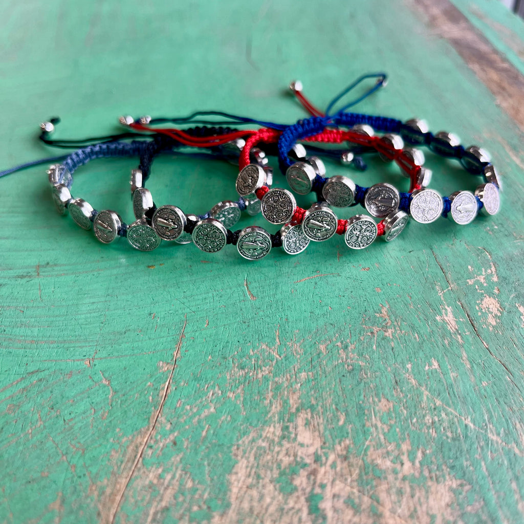 St Benedict Adjustable Cord Bracelets