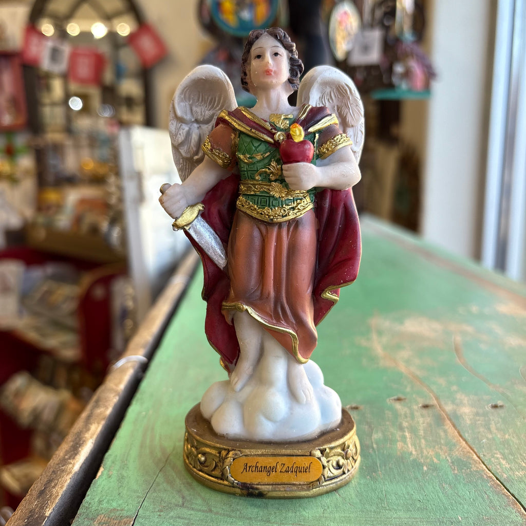 5" Guardian Angel 7 Piece Statue Set
