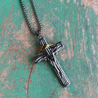 Crown of Thorns Cross Necklace