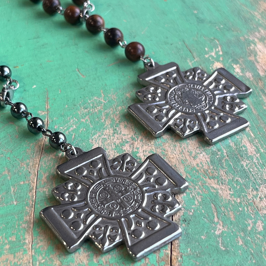 St Benedict Square Cross Car Blessing