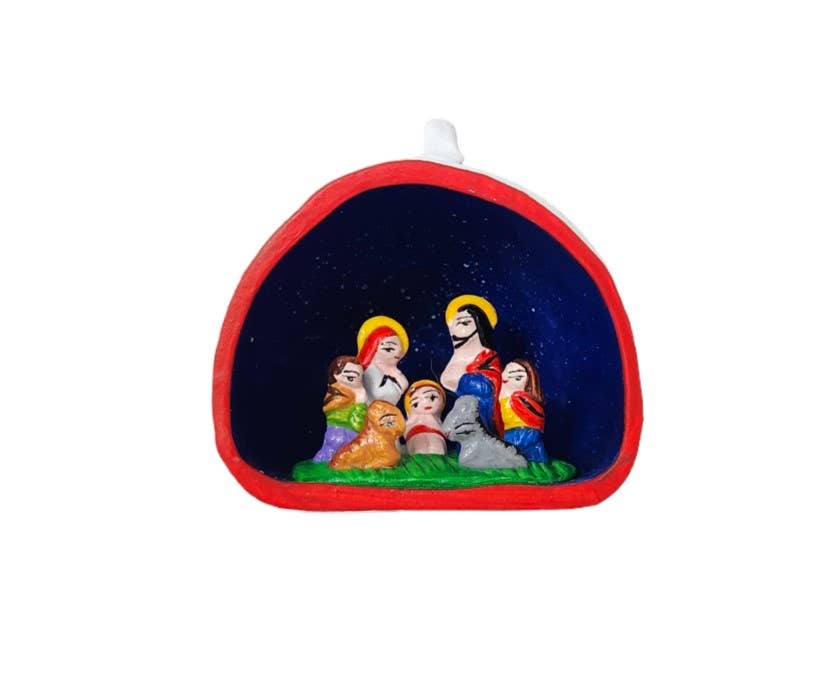 Traditional Ceramic Nativity Scene