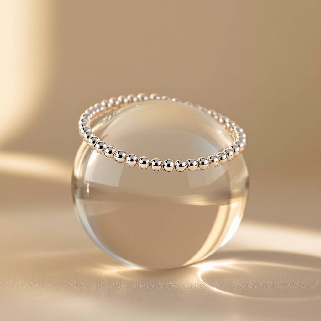 4mm | Stretchy Anti-Tarnish 14K Gold Filled Bracelet