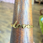 Stainless Steel Adjustable Love Rings