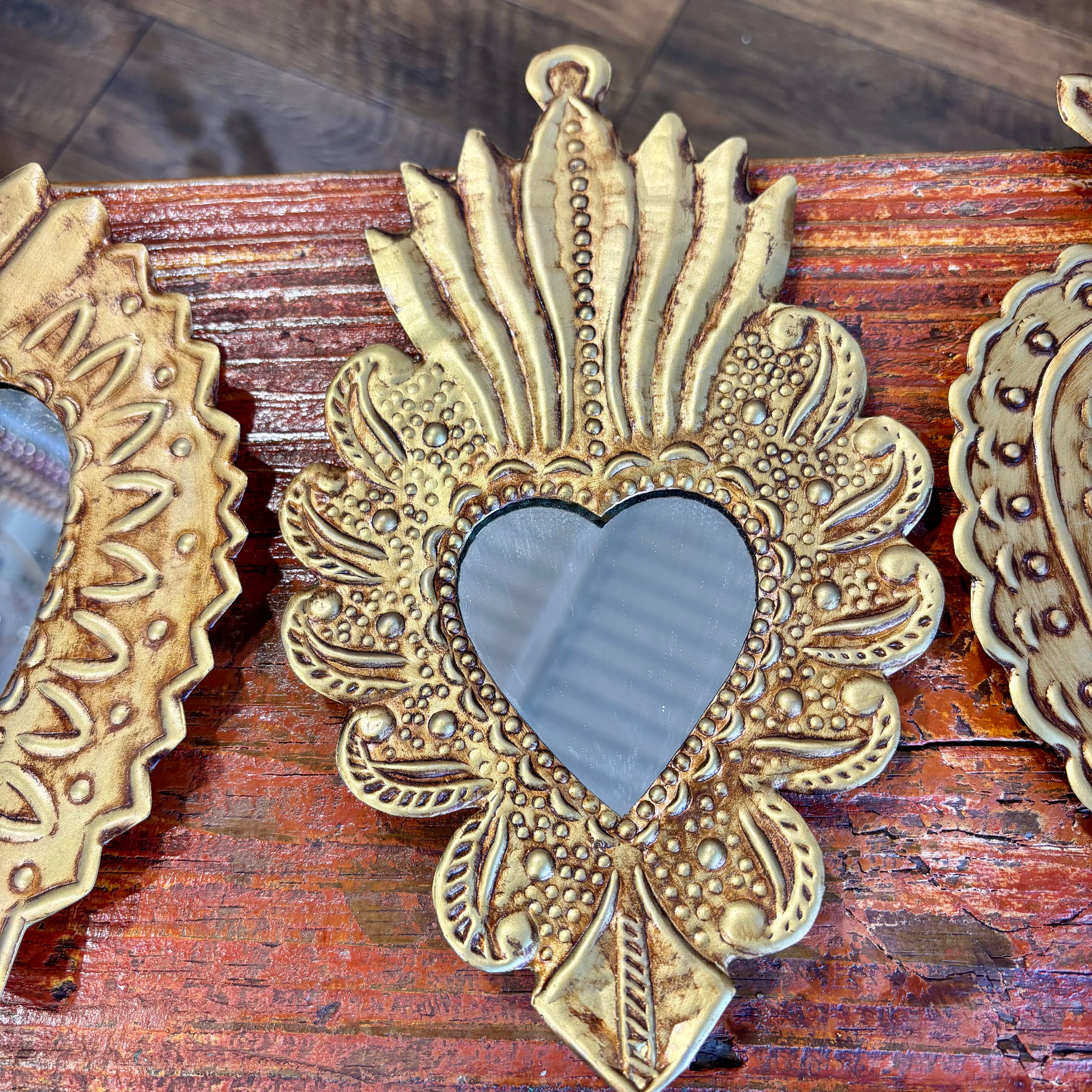Medium Mirrored Sacred Hearts