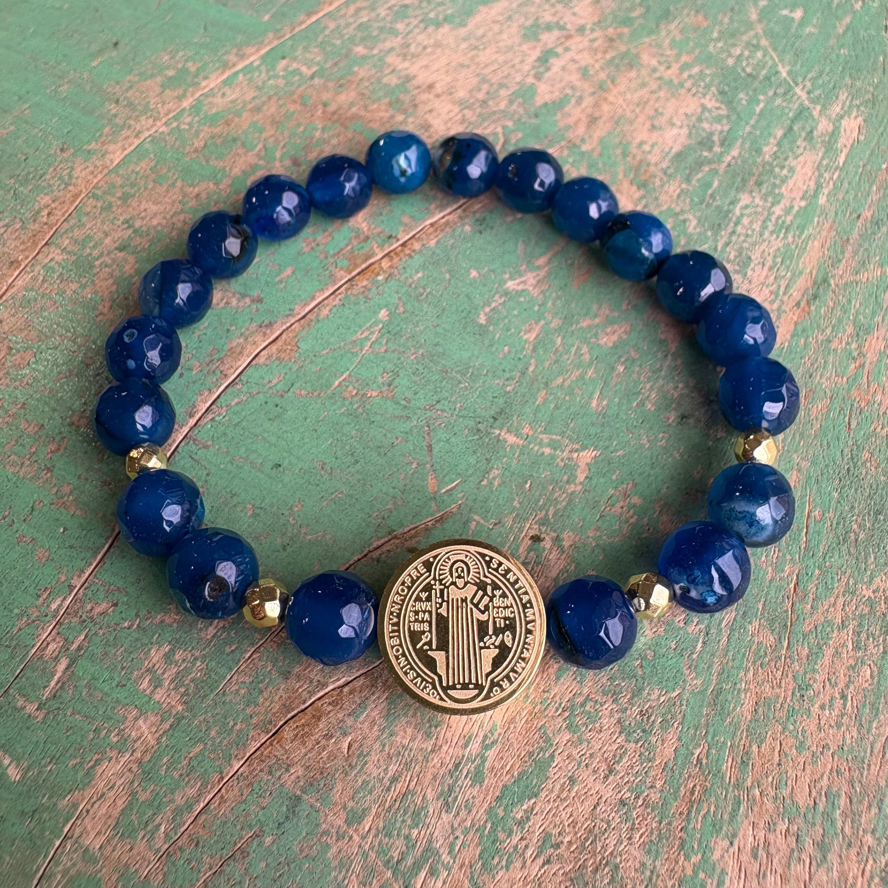 Bright St. Benedict Gold Bracelet