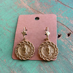 Our Lady of Guadalupe Earrings – Gold or Silver