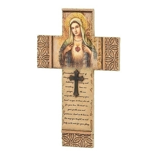 Immaculate Heart of Mary and Sacred Heart of Jesus Crosses