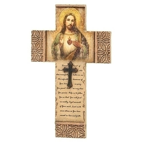Immaculate Heart of Mary and Sacred Heart of Jesus Crosses