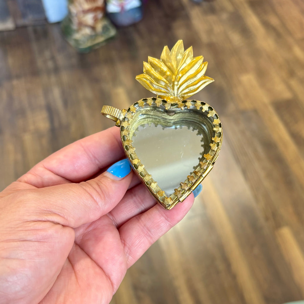 Glass Sacred Heart Boxes