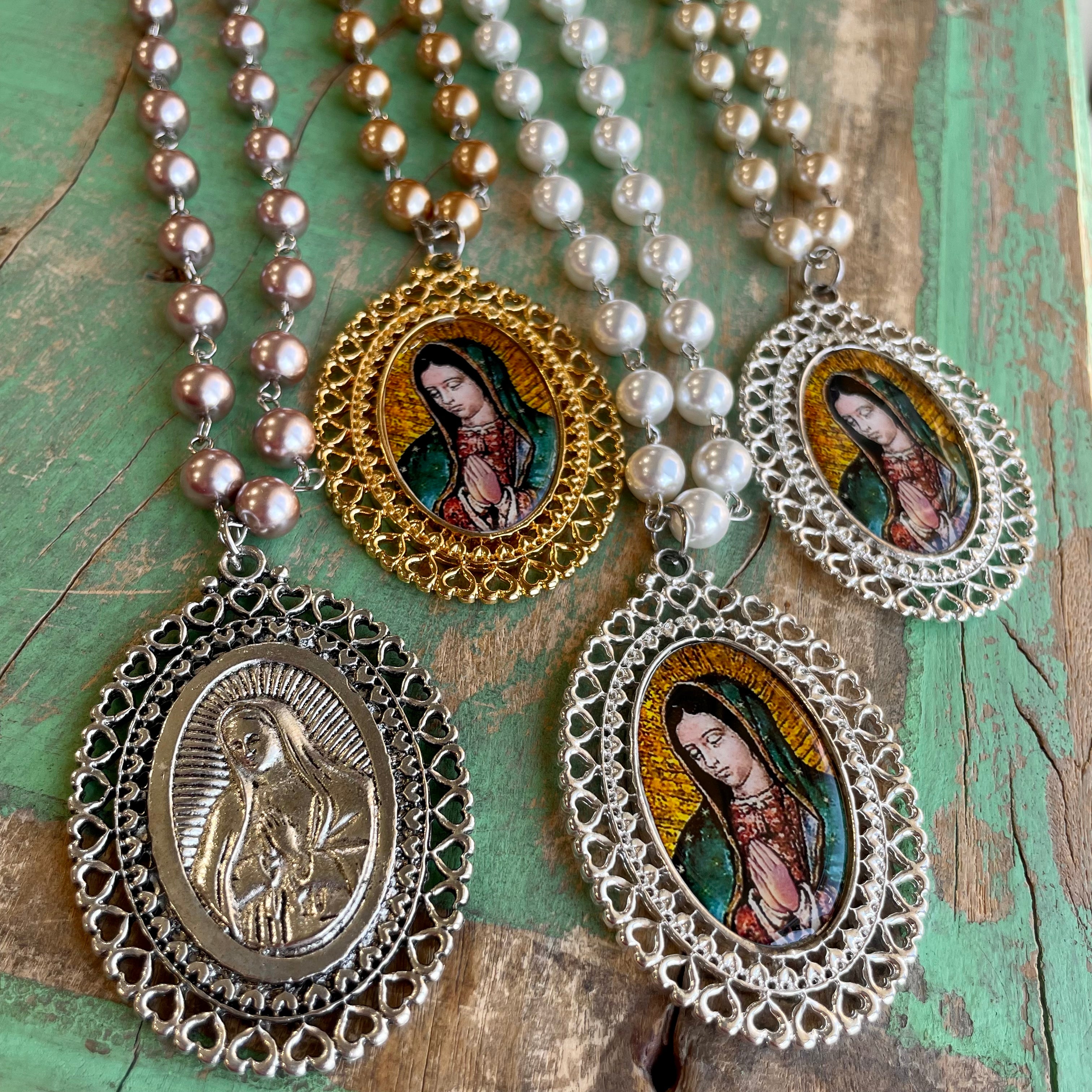 Long Pearl OLG Necklace or Earrings