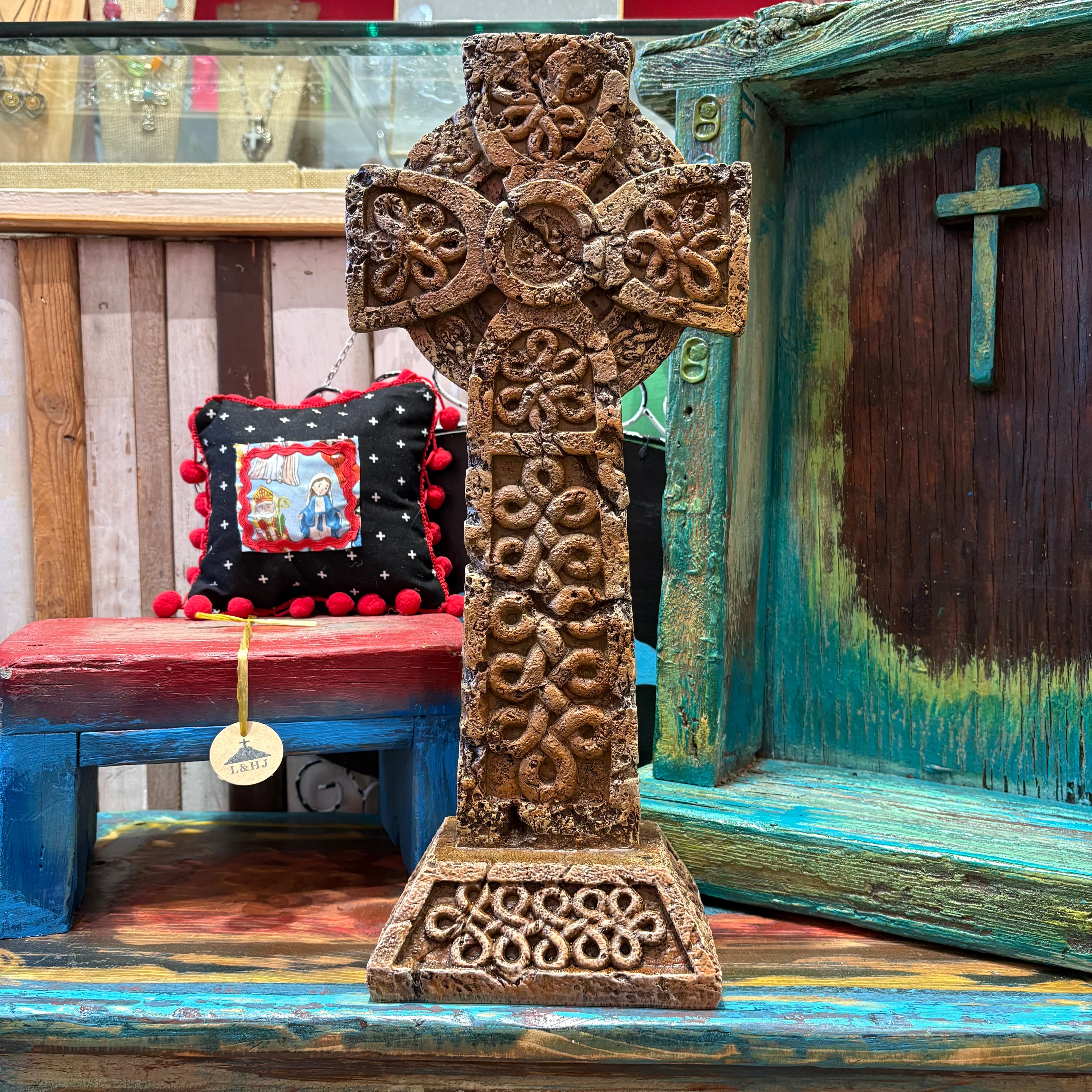 Celtic Garden 16" Cross