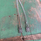 Sterling Silver Scapulars 2 Sided Curb Chain