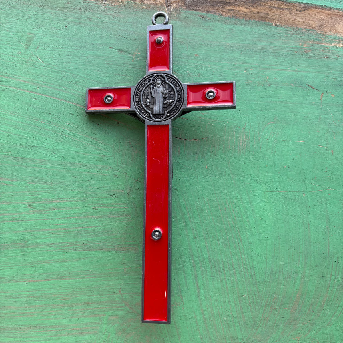 7” St. Benedict Enamel Crucifix – Metal Alloy