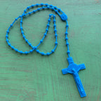 24” Colorful Silicone St. Benedict Rosary – Lightweight &amp; Durable